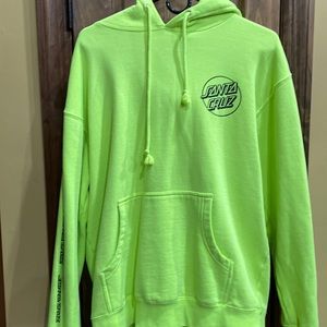 Mens medium Santa Cruz hooded sweatshirt